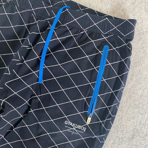 NWT NIKE x Undercover GYAKUSOU Shield Black REFLECTIVE Quilted Pants - Picture 2 of 4